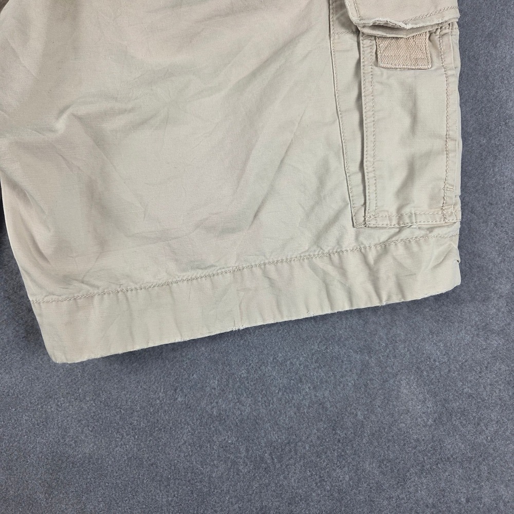 Hurley Cargo Shorts Mens 32 Khaki Good 100% Cotton Utility Multi-Pocket - Picture 10 of 13